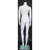 5 ft 4 in Headless Full Body Female Mannequin Matte White STW105-WT