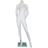 5 ft 8 in Headless Full Body Female Mannequin Matte white STW106-WT