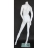 5 ft 8 in Headless Full Body Female Mannequin Matte white STW106-WT