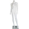 5 ft 5 in Headless Full Body Female Mannequin Matte White STW108-WT