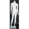 5 ft 5 in Headless Full Body Female Mannequin Matte White STW108-WT