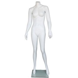 New Headless Full Body Female Mannequin Matte White STW109-WT