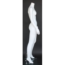 New Headless Full Body Female Mannequin Matte White STW109-WT