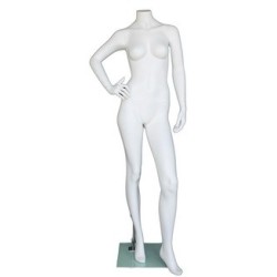 New Headless Full Body Female Mannequin Matte White STW110-WT