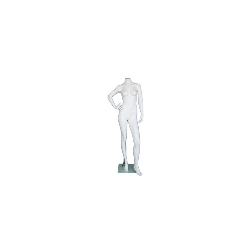 New Headless Full Body Female Mannequin Matte White STW110-WT