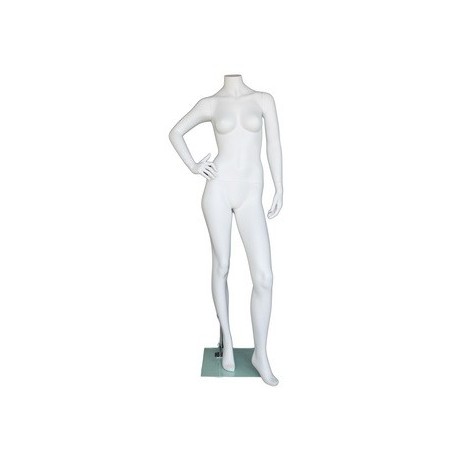 New Headless Full Body Female Mannequin Matte White STW110-WT