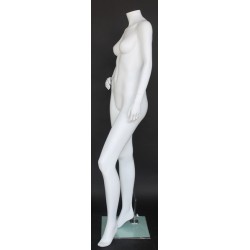 New Headless Full Body Female Mannequin Matte White STW110-WT