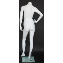 New Headless Full Body Female Mannequin Matte White STW110-WT