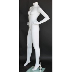 New Headless Full Body Female Mannequin Matte White STW112-WT