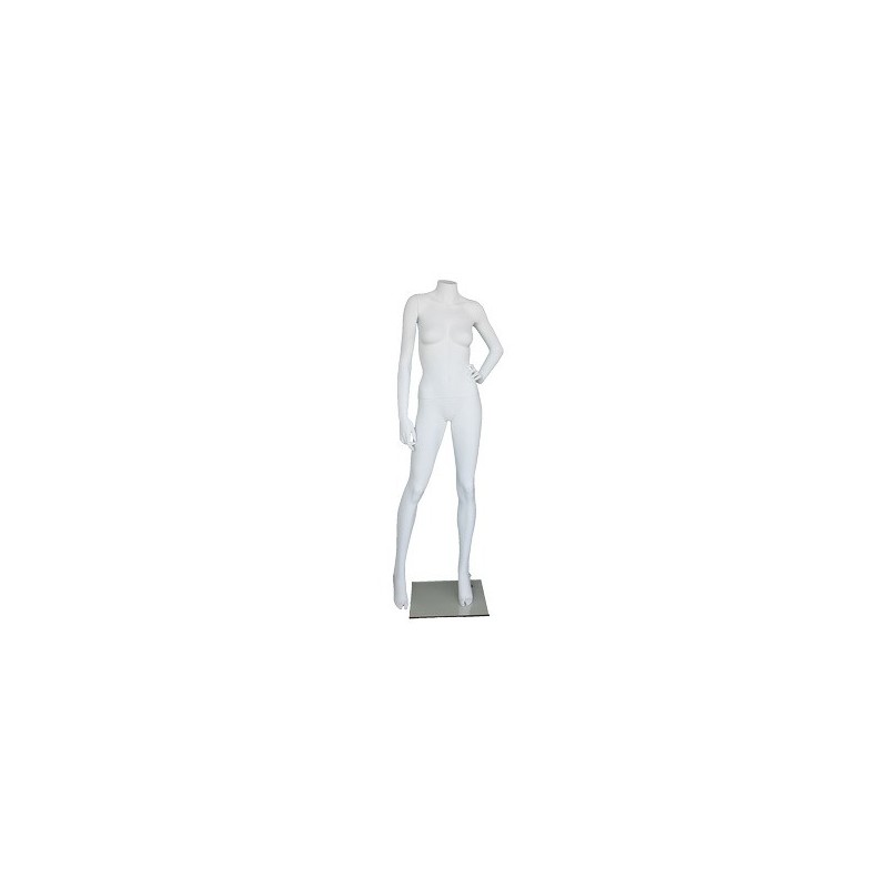 New Headless Full Body Female Mannequin Matte White STW115-WT