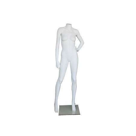 New Headless Full Body Female Mannequin Matte White STW115-WT