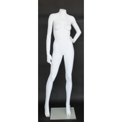 New Headless Full Body Female Mannequin Matte White STW115-WT