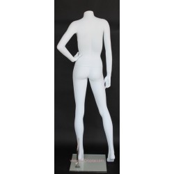 New Headless Full Body Female Mannequin Matte White STW115-WT