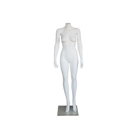 New Headless Full Body Female Mannequin Matte White STW111-WT