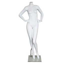 New Headless Full Body Female Mannequin Matte White STW115-WT