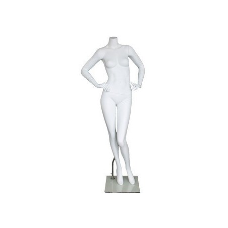 New Headless Full Body Female Mannequin Matte White STW115-WT