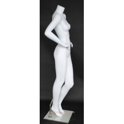 New Headless Full Body Female Mannequin Matte White STW115-WT