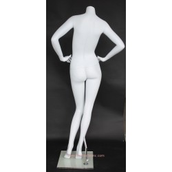 New Headless Full Body Female Mannequin Matte White STW115-WT