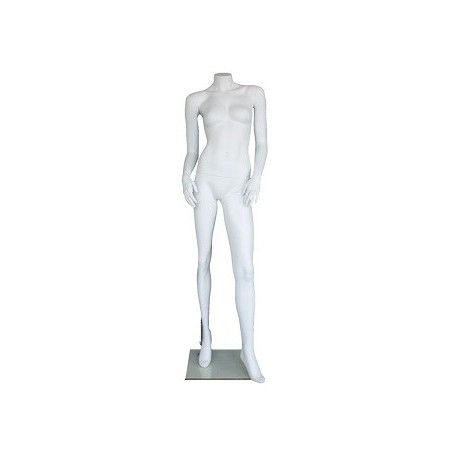 New Headless Full Body Female Mannequin Matte White STW117-WT