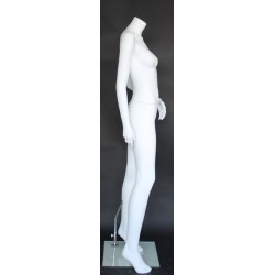 New Headless Full Body Female Mannequin Matte White STW117-WT