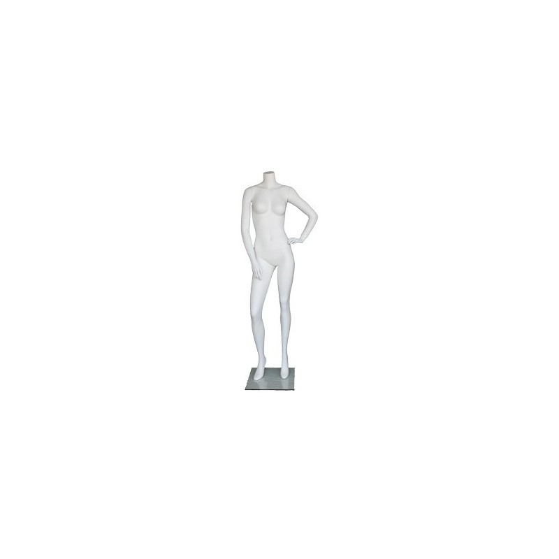 New Headless Full Body Female Mannequin Matte White- STW118-WT