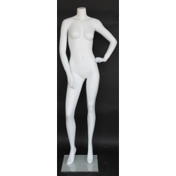 New Headless Full Body Female Mannequin Matte White- STW118-WT