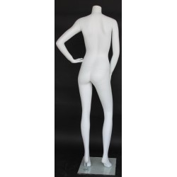 New Headless Full Body Female Mannequin Matte White- STW118-WT