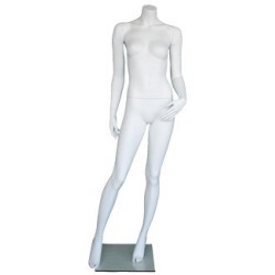 New Headless Full Body Female Mannequin Matte White STW121-WT