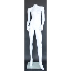 New Headless Full Body Female Mannequin Matte White STW121-WT