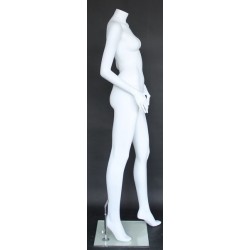 New Headless Full Body Female Mannequin Matte White STW121-WT