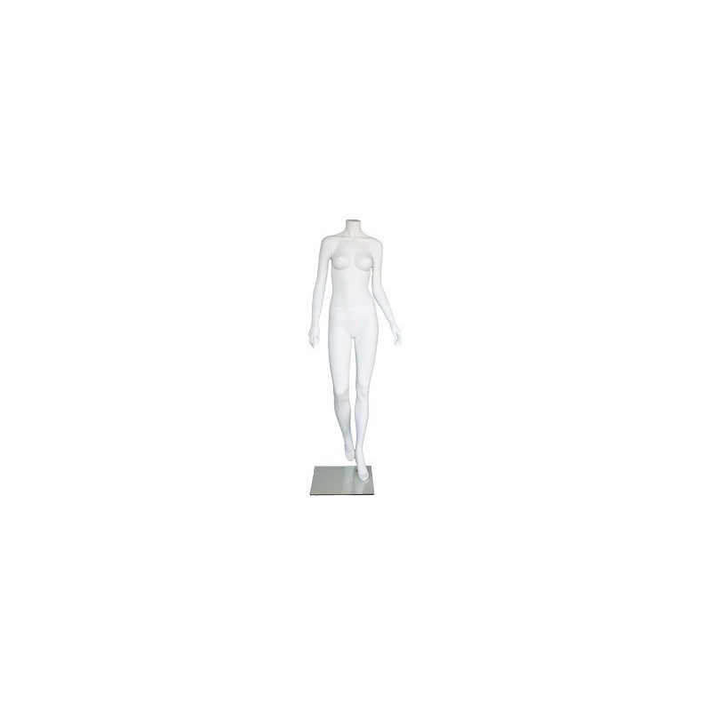 New Headless Full Body Female Mannequin Matte White-STW125-WT