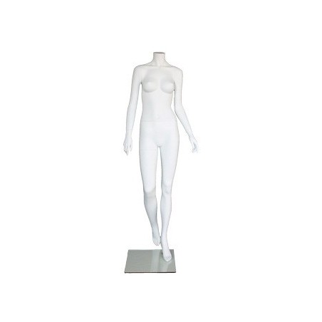 New Headless Full Body Female Mannequin Matte White-STW125-WT