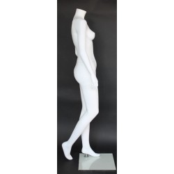 New Headless Full Body Female Mannequin Matte White-STW125-WT