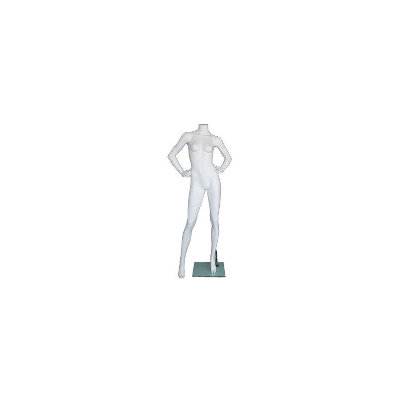 New Headless Full Body Female Mannequin Matte White STW112-WT