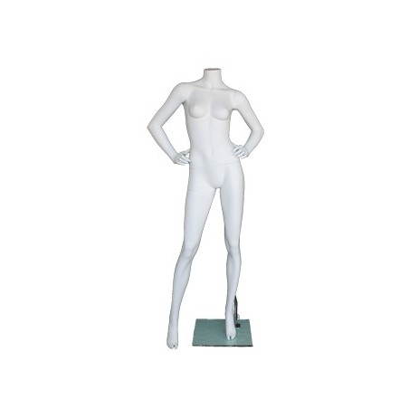 New Headless Full Body Female Mannequin Matte White STW112-WT