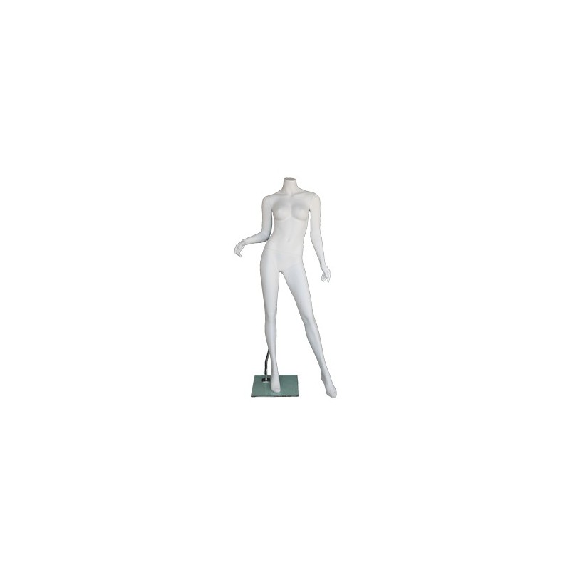 New Headless Full Body Female Mannequin Matte White STW114-WT