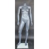 5 ft Gray colored Headless Full Body Female Mannequin STB-FH-MG