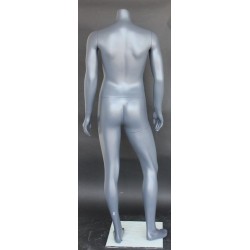 5 ft Gray colored Headless Full Body Female Mannequin STB-FH-MG