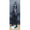 5 ft 5 in Matte Black Headless Full Body Female Mannequin STB-2FH-MB