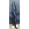 5 ft 5 in Matte Black Headless Full Body Female Mannequin STB-2FH-MB