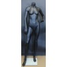 5 ft 5 in Matte Black Headless Full Body Female Mannequin STB-3FH-MB