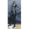 5 ft 5 in Matte Black Headless Full Body Female Mannequin STB-3FH-MB