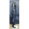 Matte Black Headless Full Body Male Mannequin  STB-2MH-MB