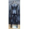 Matte Black Headless Full Body Male Mannequin  STB-2MH-MB