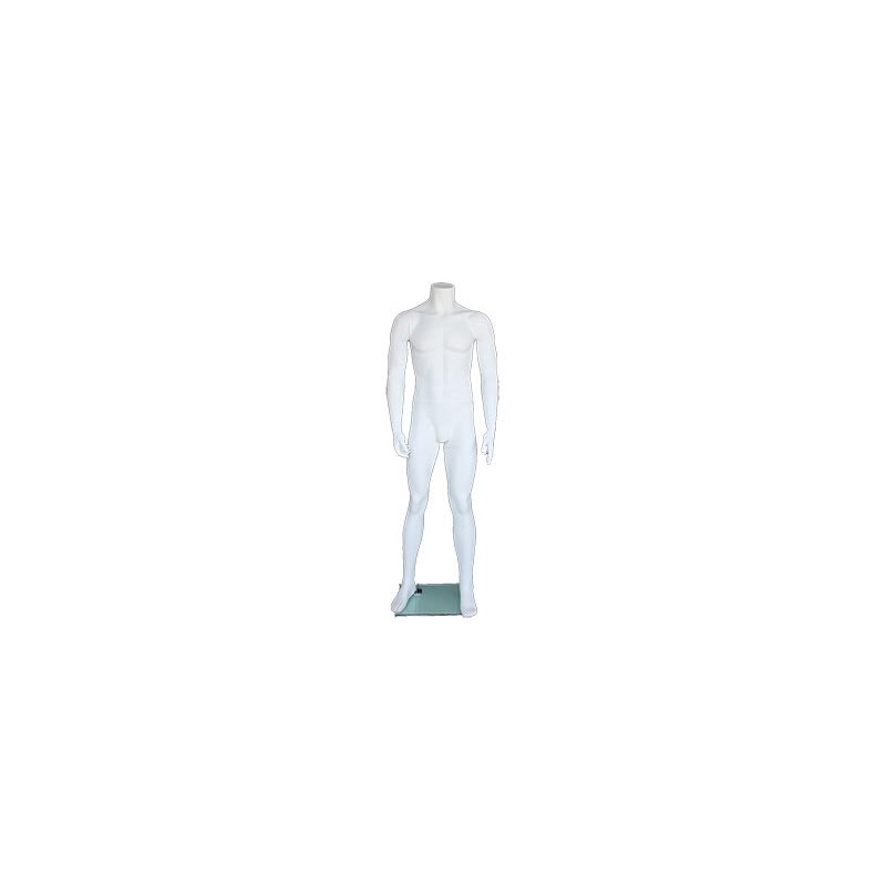 New Headless Full Body Male Mannequin Matte white STM001-WT