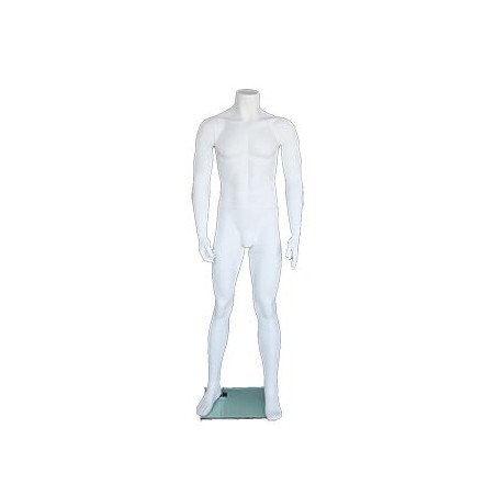 New Headless Full Body Male Mannequin Matte white STM001-WT