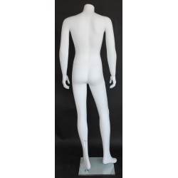 New Headless Full Body Male Mannequin Matte white STM005-WT