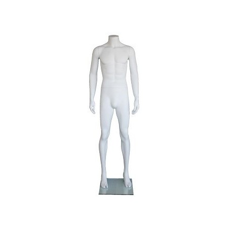 New Headless Full Body Male Mannequin Matte white STM006-WT