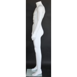 New Headless Full Body Male Mannequin Matte white STM006-WT