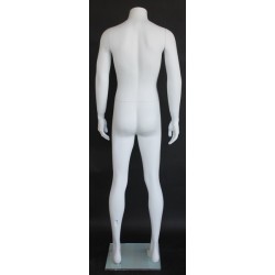 New Headless Full Body Male Mannequin Matte white STM006-WT